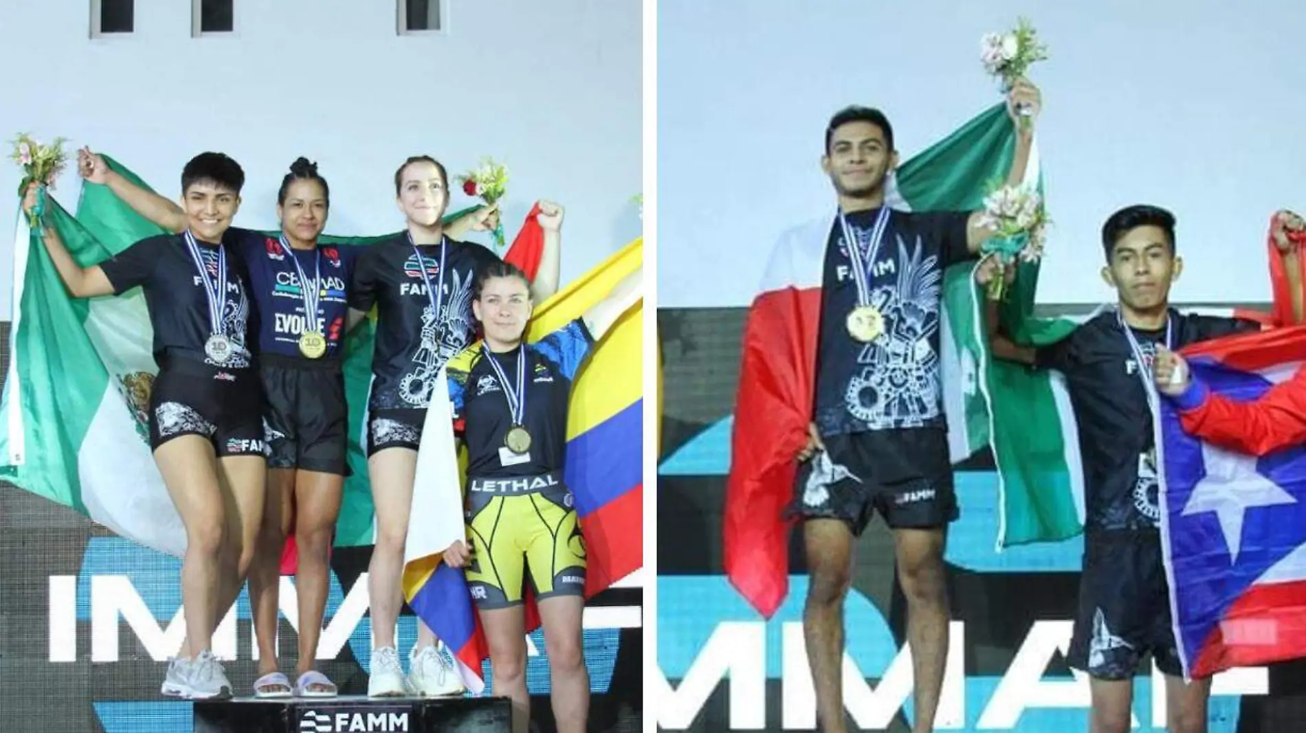 Brillan Vania Rodriguez y Samuel Sierra en el Panamericano de MMA